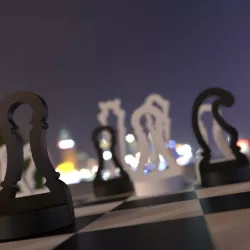 Minimal Chess-Draughts set