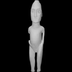 Moai Pa'a Pa'a