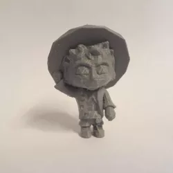MONKEY D LUFFY LowpolyPOP - by Objoy Creation