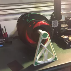 Multi filament spool rack