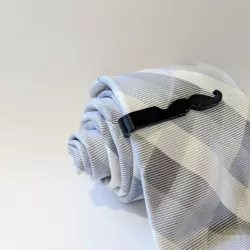 Mustache tiebar