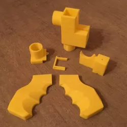 Nerf rival PVC adapter trigger version2 printable