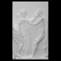 Nymph and and old Satyr