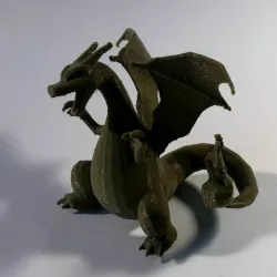 pokemon Charizard con base