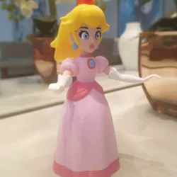 Princess Peach from Mario Games - multi-color
