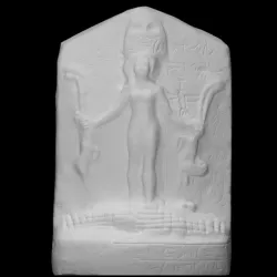 Relief with a goddess