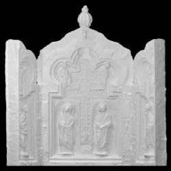 Reliquary triptych of the Holy Cross