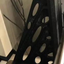 Replacement Frame Brace for PSU, Stiffened - Original Prusa i3 Mk3 & Mk3S Delta PSU