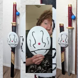 Rimuru Tempest Sword, Sheath, Mask Cosplay