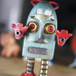Robert the angry vintage robot