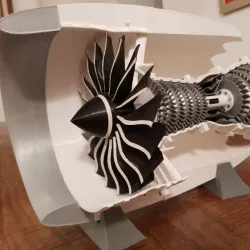 SCALE TURBOFAN JET ENGINE - 3 SPOOL VERSION (LIKE THE REAL ONE)