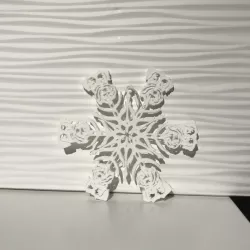 Schnauzer Dog Snowflake