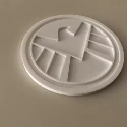 SHIELD logo coaster