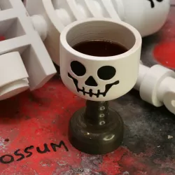 Skull Goblet Giant Lego Style