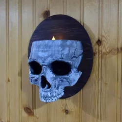 Skull Wall Sconce