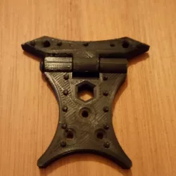 small dark hinge