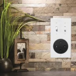 Smart Assistant Flush Mount Light Switch Box Assembly (Echo Dot 2nd Gen)