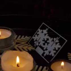 Snowflake Popcard!