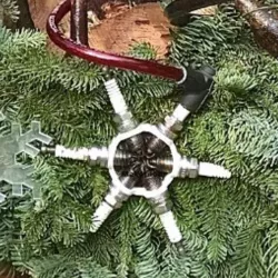 Spark plug snowflake