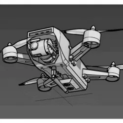 Sprank Drone (race drone with cam gimbal)