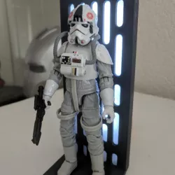 star wars display stand for black series Death Star background