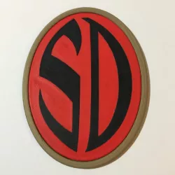 Strontium Dog Badge Coaster