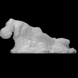 The earth (male lying on his stomach)