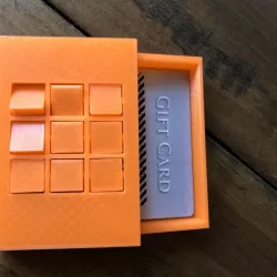 Tic Tac Toe Gift Card Box