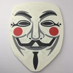 V For Vendetta Guy Fawkes Mask Coaster