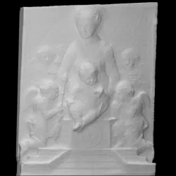Virgin and Child with four angels