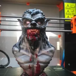 Werewolf bust