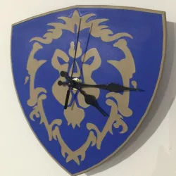 World of Warcraft Emblem of the Alliance Clock