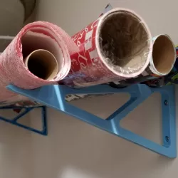 Wrapping Paper Shelf