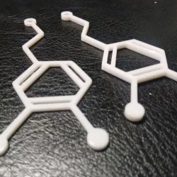 多巴胺 愛情分子 Dopamine love molecules necklace
