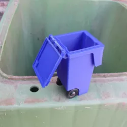 120 LITER garbage container (1/10 scale)