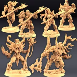 $15.00Orc Barbarians Set - 4 Modular + 2 Heroes