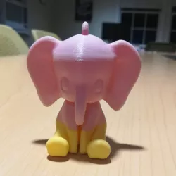 $2.99Cute Elephant Keychain