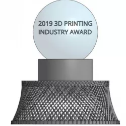 2019 3d printing industry award trophy