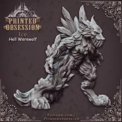 $3.00Hell Wolf - Ice - Hell HAth No Fury - Scale 32mm