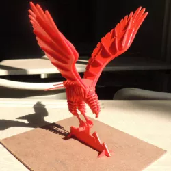 3D Puzzle : RED EAGLE