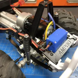 $4.00HG P407 (Tamiya Briuser Clone) Steering Servo Mount