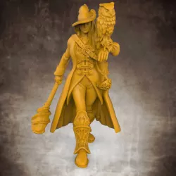 $4.00Human Female Battle Mage (32mm Scale Miniature)