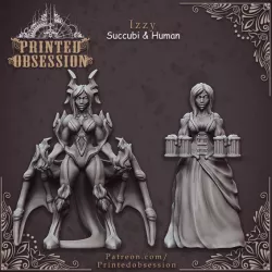 $4.00Succubi & human 'Izzy' - lesser demon - Hell Hath No Fury - 32mm scale