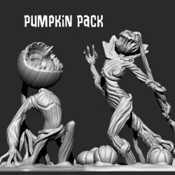 $4.99Pumpkin Pack - Screaming Pumpkin & Pumpkin Queen - single and multimaterial