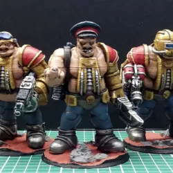 $5.00Ogryn squad - Sci Fi wargame figures