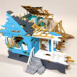 $6.00The Newport - Destroyed 28mm House Scenery