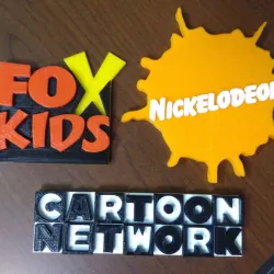 90s Cartoon Channels Logos