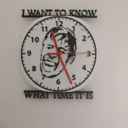 Adrian's meme face clock