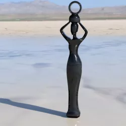 African woman earrings