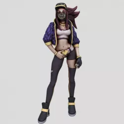 Akali KDA - Coloured